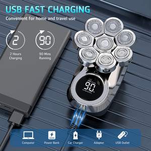 Afeitadora Eléctrica para Hombres con Función MTI, Resistente al Agua IPX7, Kit de Afeitado para Hombres Calvos - Product Image 3