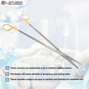 Tijeras Metzenbaum Manuales de Acero Inoxidable de Primera Calidad, Uso Quirúrgico, Médico y Veterinario, Certificación MOL, Precios al por Mayor - Product Image 6