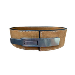 Cinturones de entrenamiento de cuero de vaca de 13mm Unisex Heavy Duty Powerlifting Deadlifts Squats Equipo deportivo Logo impreso - Product Image 1