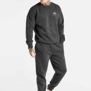 Servicio OEM Invierno Tallas grandes Sólido Ecológico Secado rápido Hombres Trajes de sudor Hecho a medida 100% Algodón Mejor precio - Product Image 2