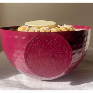 Bol à chocolat en métal aluminium de qualité exclusive Design admirable Plateau de table Bol à chocolat Bonbons Bol de service Prix bas - Product Image 5