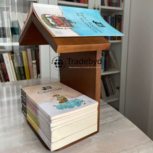 Premium Modern Wooden Book Holder Polished Finish Reading Stand for Home Office <b>Study</b> Decor Tradebyd - Product Image 1