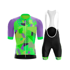 Uniformes de cyclisme pour hommes sublimés personnalisés ensemble de maillots de vélo vêtements de vélo nouveau design maillot de cyclisme respirant et ensemble de cuissard à bretelles - Product Image 3