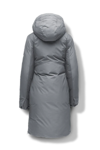 Parka à capuche en tricot personnalisé de qualité supérieure pour femmes Veste bouffante et veste d'hiver matelassée - Product Image 2