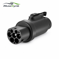 Adaptateur de charge EV AC Type 2 vers J1772 32A 250V IP54 à contacts argentés, vente en gros, direct usine pour l'approvisionnement des flottes