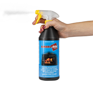 Ambrosol Professional Fireplace Stove Cleaner 750ml Spray Pack de 6 para limpiar vidrio - Product Image 4
