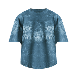 T-shirt tie-dye vintage en coton pour homme, style streetwear hip-hop - Product Image 3
