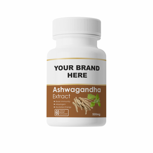 100% แคปซูลสารสกัดจาก Ashwagandha บริสุทธิ์และเป็นธรรมชาติ | สารสกัดจากสมุนไพร | Non-GMO | แคปซูลมังสวิรัติ (60,90,120แคปซูล) - Product Image 1