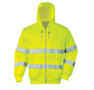 Sudadera de Seguridad de Alta Visibilidad, Ropa de Trabajo Reflectante, Sudadera con Capucha Unisex, Microfibra Antibacteriana - Product Image 6