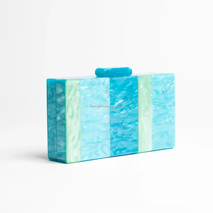 Monederos de madera de resina Vintage de alta calidad para mujer, bolso de mano de noche cruzado para fiesta, boda, inspiración Bohemia, artesanía India RF - Product Image 4