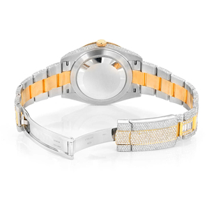 Reloj de Pulsera Premium para Hombre, con Logotipo Personalizado, de Acero Inoxidable, con Moissanita y Cuarzo, Estilo Moderno - Product Image 4