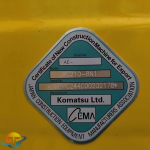 Excavadora Usada Komatsu PC210--8N1, Equipo Pesado con Luces Indicadoras, Excavadora de Orugas en Venta - Product Image 5
