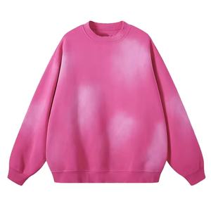 Sweat-shirts de luxe au design personnalisé, en coton épais de haute qualité, style vintage, col rond, effet délavé pour hommes - Product Image 5