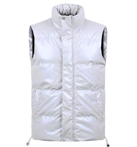 Gilet d'hiver en toile pour homme, écologique, décontracté, sans manches, fermeture éclair, classique, chaud, vêtement d'extérieur - Product Image 5