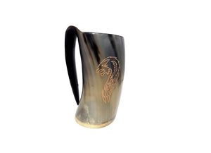 LISTING POLISHED HANDCRAFTED VIKING DRINKING HORN BEER STEIN Drinking Horn <b>mug</b> Viking Drinking Horn <b>Mug</b> Coffee <b>Mug</b> - Product Image 4