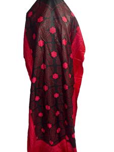 Lujoso Conjunto de 3 Piezas de Baati Shaash Dirac Somalí Sin Costuras, Ecológico, para Verano/Primavera, Mangas Largas, Bordado, Seda y Poliéster - Product Image 2