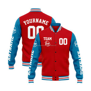 Vente en gros Veste universitaire écologique personnalisée Durable en vrac Modèle de décoration de broderie à col montant Modèle MCACVJ-177 - Product Image 1