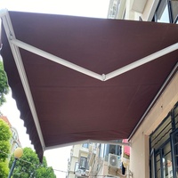 Pare-soleil d'extérieur, auvent latéral rétractable automatique, auvent roulant en aluminium, auvent de porte