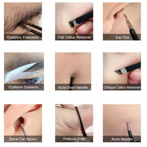 Kit de manucure et pédicure professionnel de haute qualité, léger, avec étui de voyage, 4 en 1, outils de soin des ongles en acier inoxydable, y compris - Product Image 4