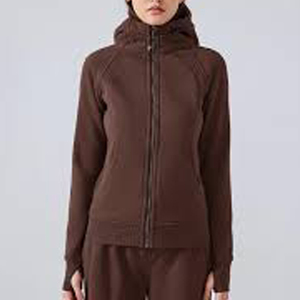 Sweat à capuche confortable en coton pour filles, style bomber slim tendance, motif animal, mode hiver, séchage rapide, fermeture éclair rembourrée - Product Image 2
