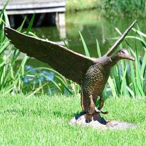 Grue oxydée Sculpture Jardin Ensembles De Noël Vacances En Plein Air Décoration De La Maison Oiseaux Figurine En Métal Personnalisé Grue Statue Fournitures - Product Image 2