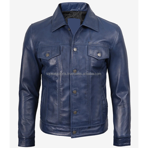 2026 OEM Top Trending Maroon Cowhide Leather Jacket For Men's Front Pockets Genuine Quality Low MOQ Winter Fashion <b>Heated</b> Jacket - Product Image 3