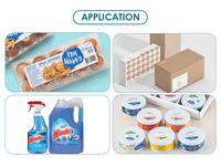 YIMU Machine d'Étiquetage Manuelle à Plat Applicateur d'Étiquettes Semi-Automatique pour Surfaces Plates pour Boîtes en Carton/Bouteilles Carrées/Boîtes de Conserve