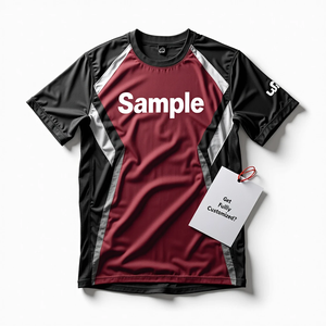 Maillots de pêche de basket-ball de softball de football sublimés personnalisés pour hommes 100% col rond confortable avec ajustement doux et respirant - Product Image 1