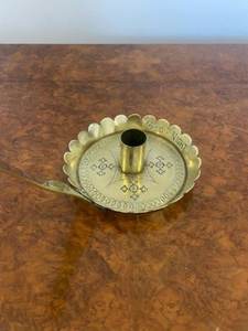 Palo de cámara Hogar y boda Decorativo Chapado en plata Acabado hecho a mano Portavelas Acento decorativo - Product Image 4