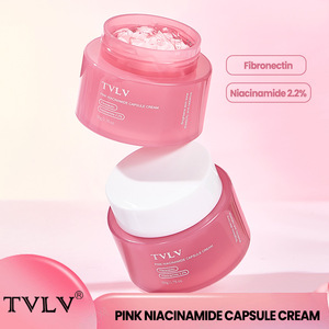 Marque privée Vente en gros Crème capsule hydratante au niacinamide Crème gelée au collagène rose végétalien hydratant - Product Image 3