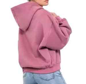 เสื้อฮู้ดผู้หญิงน้ำหนักเบาเปิดไหล่ตกแขนยาว, สินค้ามาใหม่สำหรับใส่กลางแจ้งเสื้อโค้ทผ้าคอตตอน100% - Product Image 5