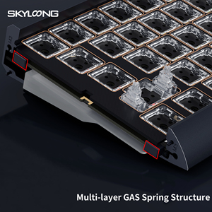 Skyloong GK68โปรอลูมิเนียม3โหมดไร้สาย RGB 8K สวิตช์แม่เหล็กและกลไกชุดคีย์บอร์ดเล่นเกมเชิงกล - Product Image 4