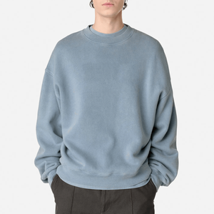 Sudadera con capucha bordada para hombre en suave algodón polar cálido pulóver sudadera OEM para trajes de invierno y looks casuales de calle - Product Image 5