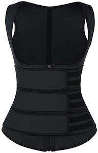 Fitness Corset Women's <b>Underbust</b> Waist Trainer Cincher Steel Boned Body Shaper Vest Adjustable Strap Sweat-Wicking Breathable - Product Image 3