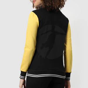 Vente en gros de vêtements décontractés Veste Letterman Veste Letterman en Offre Spéciale de coton tricoté coupe-vent et respirant - Product Image 3