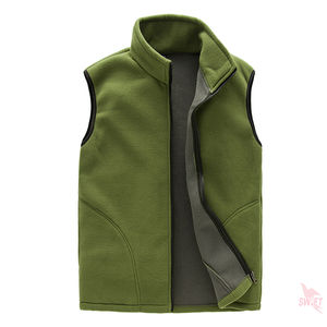 <b>Mens</b> Autumn Winter Fleece <b>Gilet</b> <b>Lightweight</b> Fleece Vest Puffer Jacket Custom Soft Comfortable Vest - Product Image 6