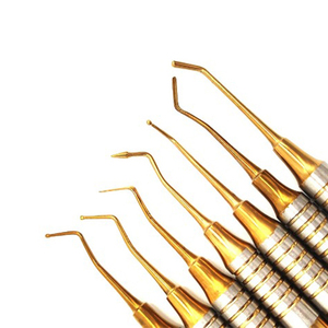 Premium 7 pièces Instrument dentaire spatule en titane de haute qualité pour outil de dentiste manuel de remplissage Composite avec matériau en résine d'acier - Product Image 4