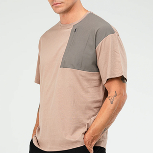 เสื้อยืดแขนสั้นผู้ชาย คอโอ ทรงปกติ สไตล์ลำลอง ผ้าเจอร์ซีย์คอตตอน 100% ระบายอากาศได้ดี - Product Image 3