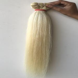Mèches péruviennes naturelles, couleur Blonde 613, avec closure frontale, de bonne qualité, vente en gros - Product Image 5