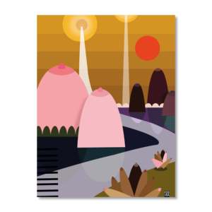 Impression artistique sur papier « Terre du lait et du miel » - Product Image 1