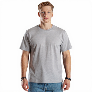 Camiseta holgada de sublimación para hombre, Camisetas estampadas con hombros caídos para hombre, camisetas ajustadas de algodón 100% para hombre - Product Image 4