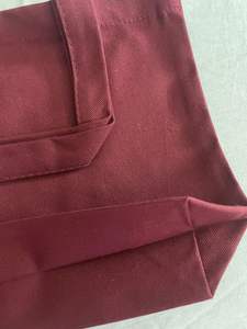 Sac fourre-tout Durable Toile Tissu Réutilisable Pliant Style Coton Promotionnel Shopping Cadeau - Product Image 2