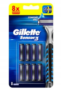 Lames de rasoir Gillette Sensor3, 8 unités, gel confort, rasage du visage, épilation du corps - Product Image 5