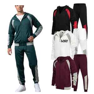 Chándal informal OEM personalizado con tejido transpirable y cortavientos, diseño sin costuras, secado rápido, traje deportivo - Product Image 2