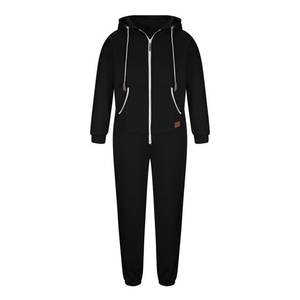 Mono con capucha para hombre, pijama de una pieza con cremallera, mono, chándal para correr, mono general, chándal con capucha Drawtsring con bolsillos - Product Image 1