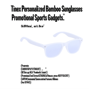 Occhiali da Sole in Bambù Personalizzati Tinex, Gadget Sportivi Promozionali - Product Image 2