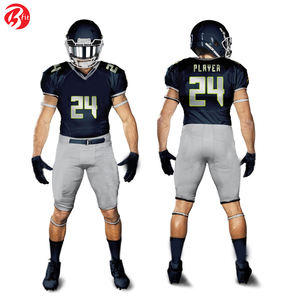 Maillot de football américain sur mesure de meilleure qualité Kits à manches courtes respirantes en gros Tops de football grande taille de haute qualité - Product Image 3