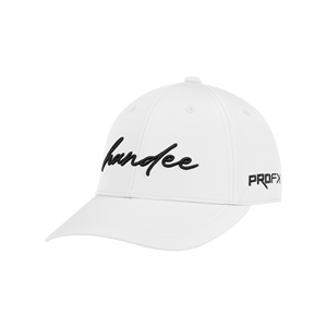 Gorra de Béisbol Handee Negra de 6 Paneles con Logotipo Blanco, Impresión en Serigrafía, Transpirable, de Algodón, Estilo Casual para Adultos, Protección Solar - Product Image 3