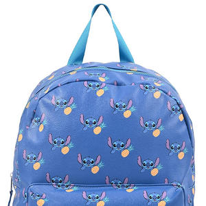 Mochila de poliéster azul unisex, cierre de cremallera impermeable con impresión de logotipo OEM personalizado, la mejor opción para niños y niñas - Product Image 2