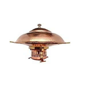 New Arrival Hotel Stainless Steel <b>Food</b> <b>Warmer</b> Chafing Dish With Lid Holder 8L Gold Buffet Dishes Alcohol Stove Chafing Dish - Product Image 3